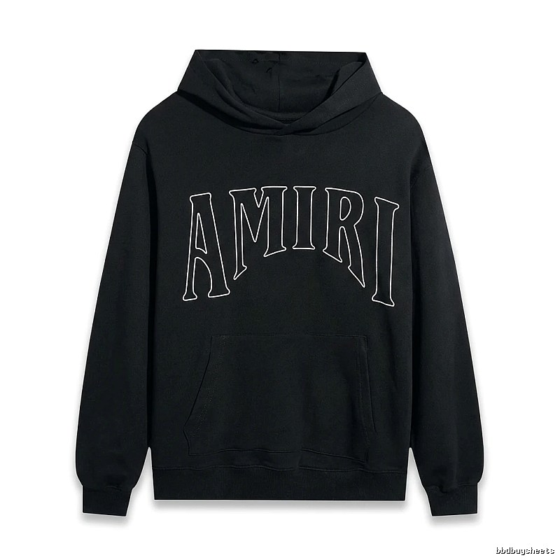 AMIRI Alphabet Style Black Sweatshirt