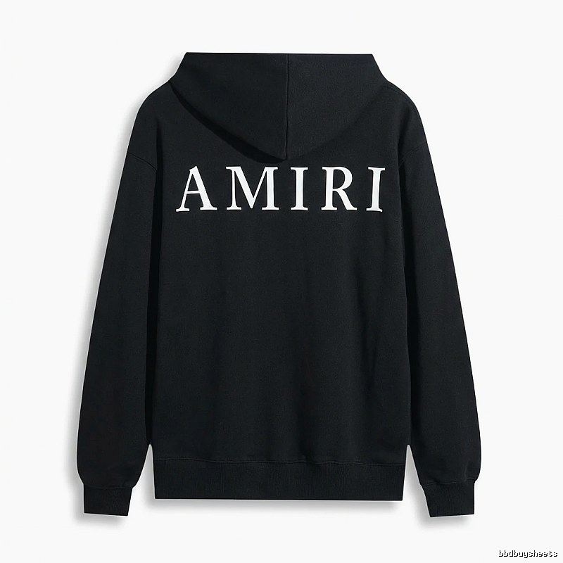 AMIRI Basic Simple Black Sweatshirt