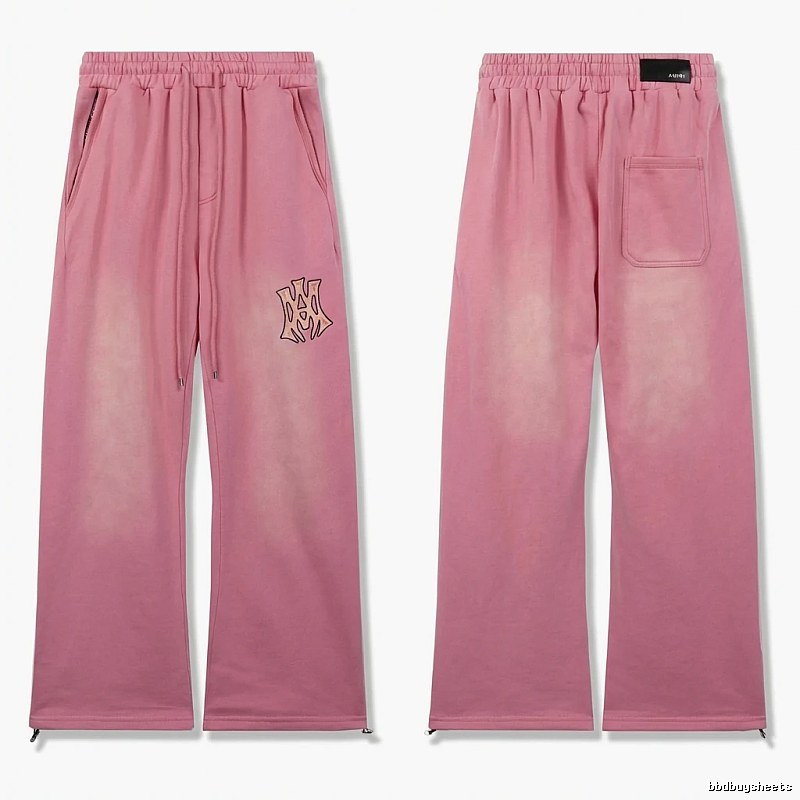 AMIRI casual style pink long trousers