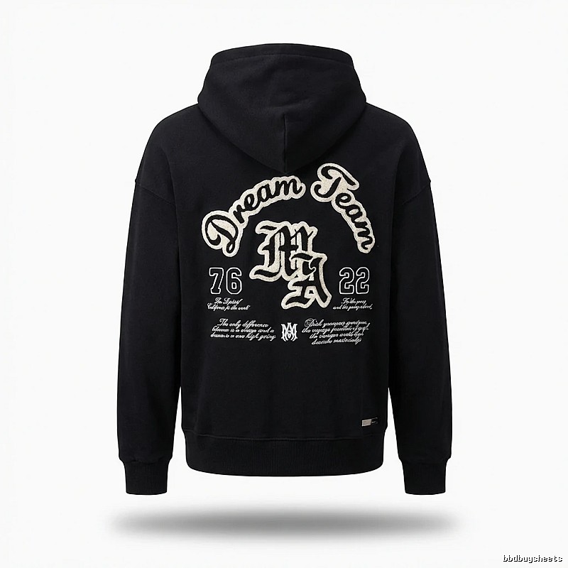 AMIRI Dream Team retro-style black sweatshirt