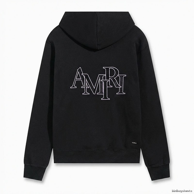 AMIRI letter-style black sweatshirt