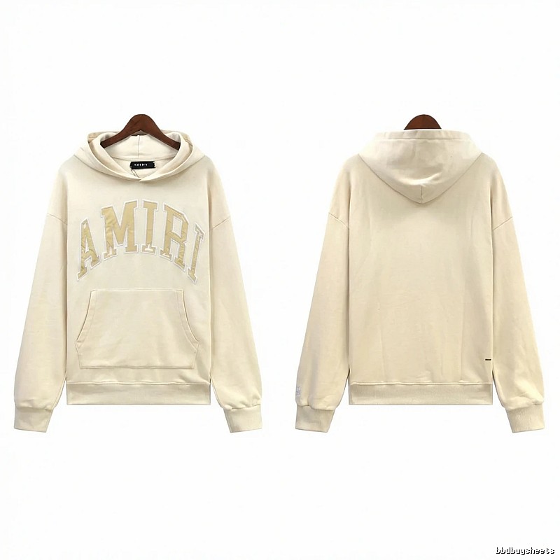 AMIRI Letter Style Off-white Hoodie