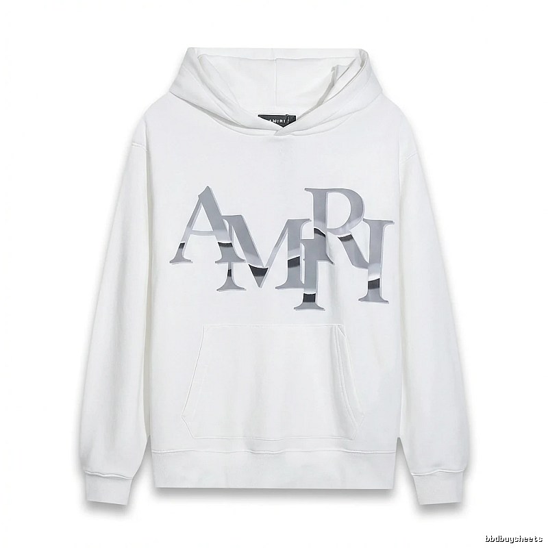 AMIRI Letter Style White Sweatshirt