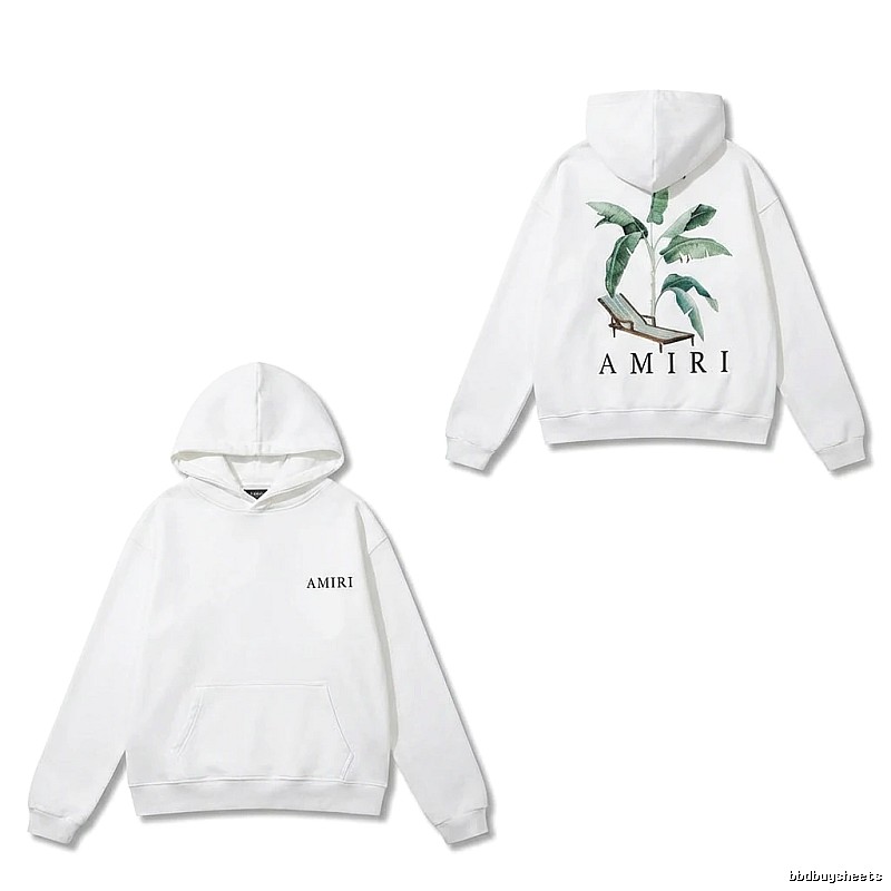 AMIRI Printed Casual White Hoodie