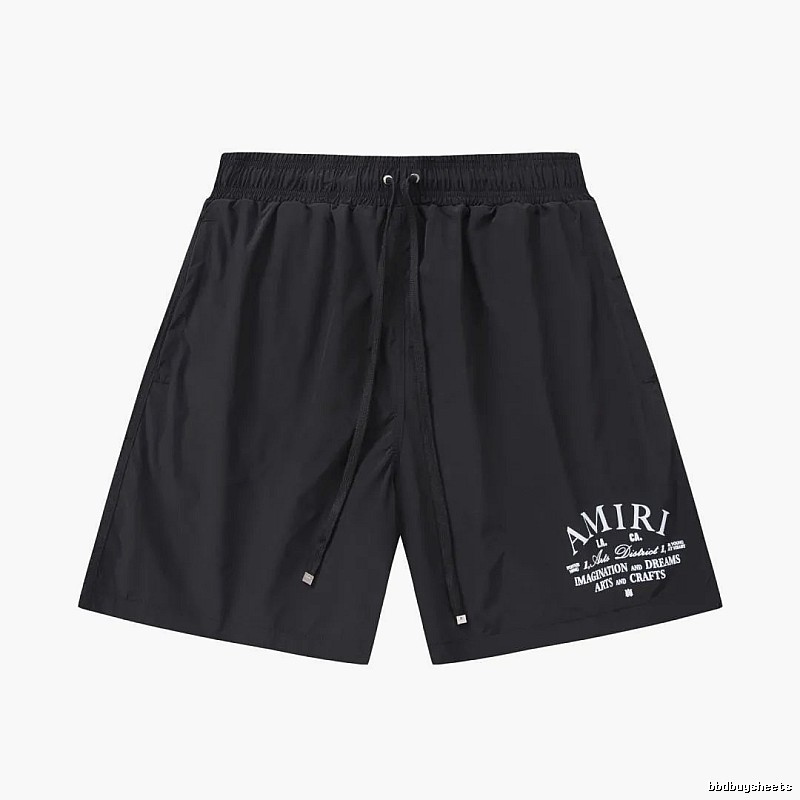 AMIRI trendy brand black shorts