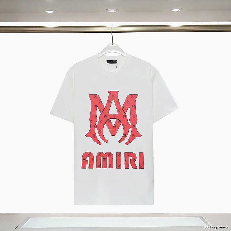 Amiri Weekend Graphic T-shirt White Blue Amiri for Weekend Wear