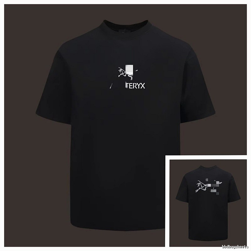 Arc'teryx Printed Street Style Black Short-sleeve T-shirt