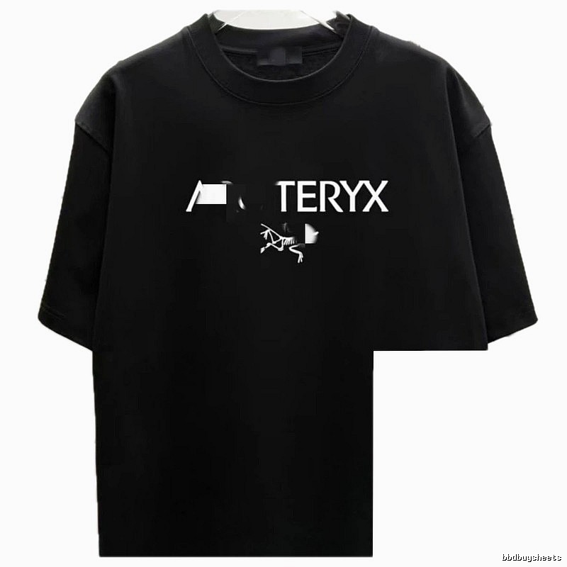 Arc'teryx Printed Techwear Style Black Short-sleeve T-shirt