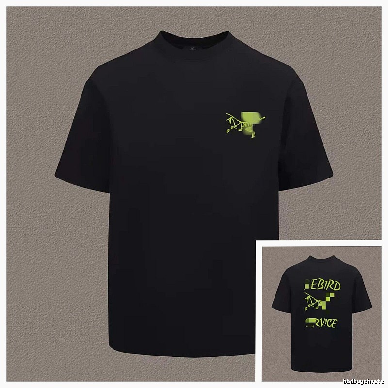 Arc'teryx Printed Techwear Style Black T-Shirt