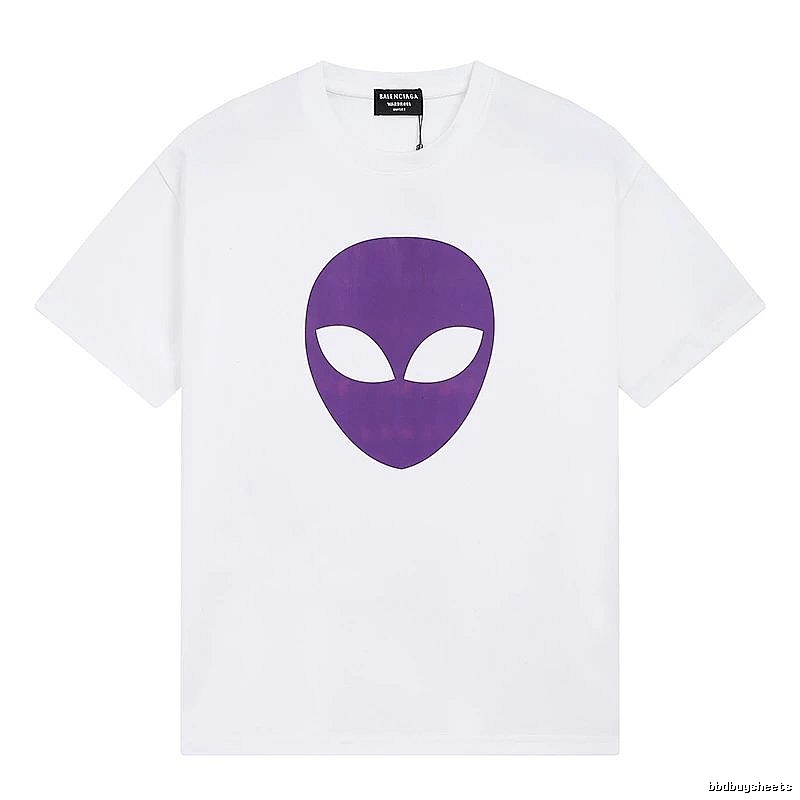 Balenciaga Alien Print White T-shirt