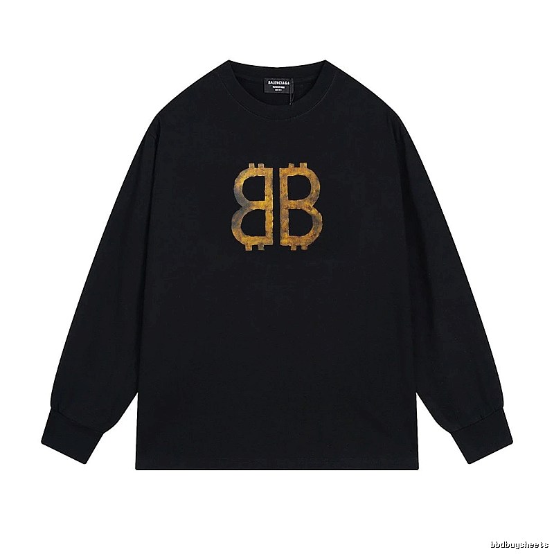 Balenciaga BB Print Black Sweatshirt