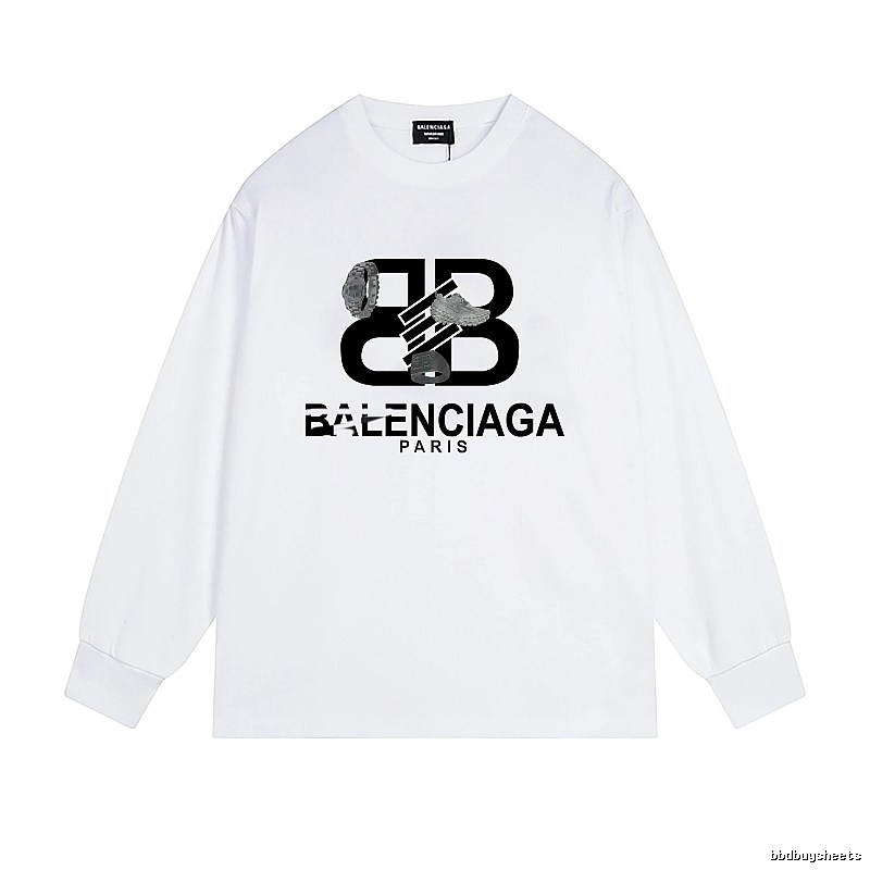 Balenciaga BB Series Simple White T-shirt