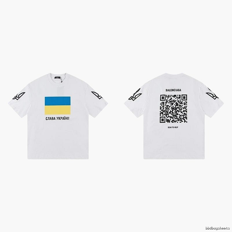 Balenciaga Charity Limited Edition Street Style White T-Shirt