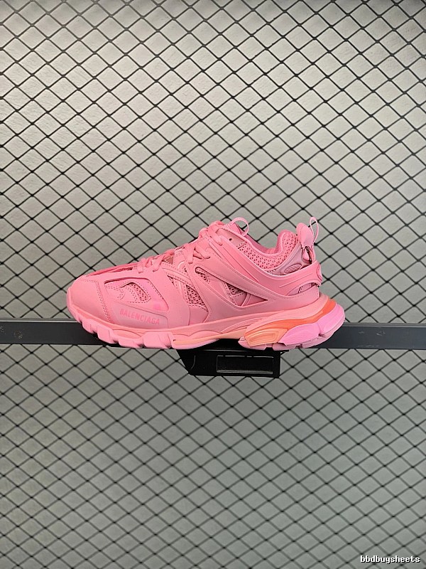 Balenciaga Chunky Runners in Bright Pink with Oversized Sole