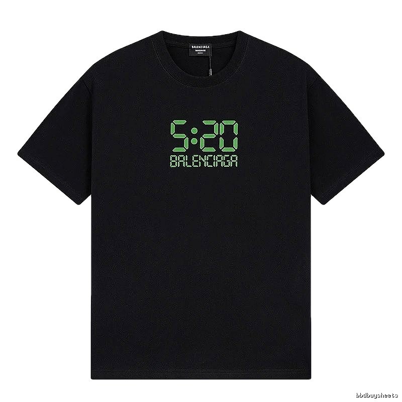 Balenciaga digital-style black T-shirt