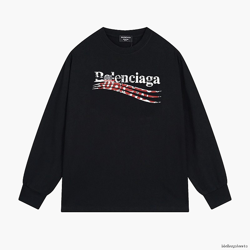 Balenciaga graffiti-style black T-shirt