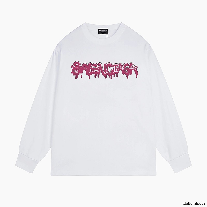 Balenciaga graffiti-style white T-shirt