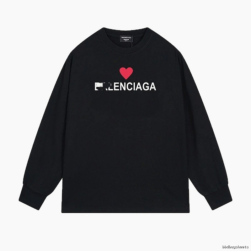 Balenciaga Love Simple Black T-shirt