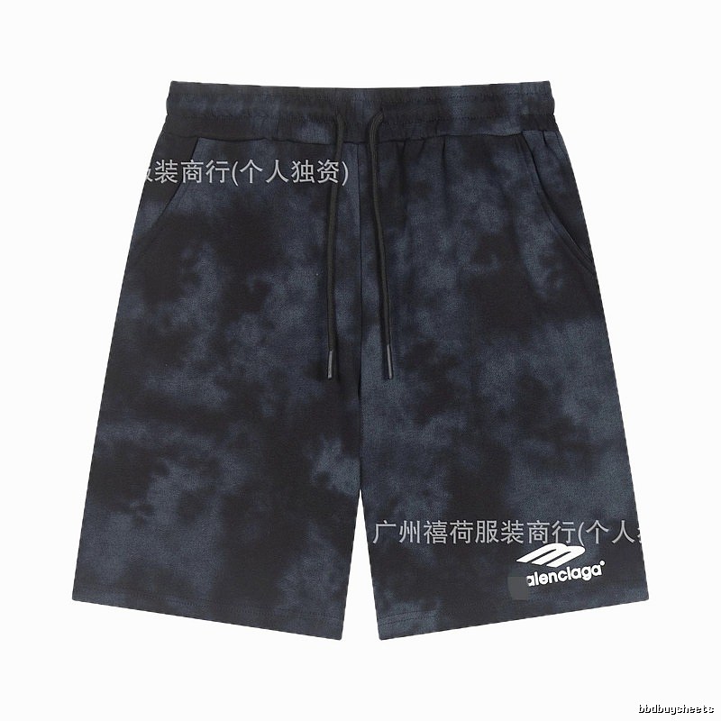 Balenciaga tie-dye style shorts
