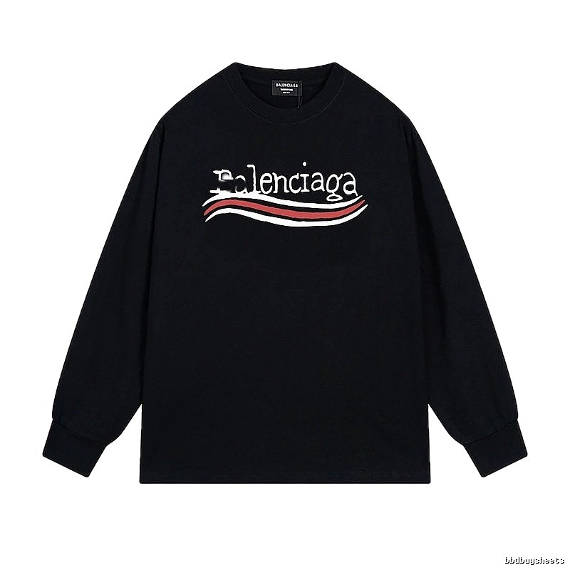 Balenciaga wavy black sweatshirt