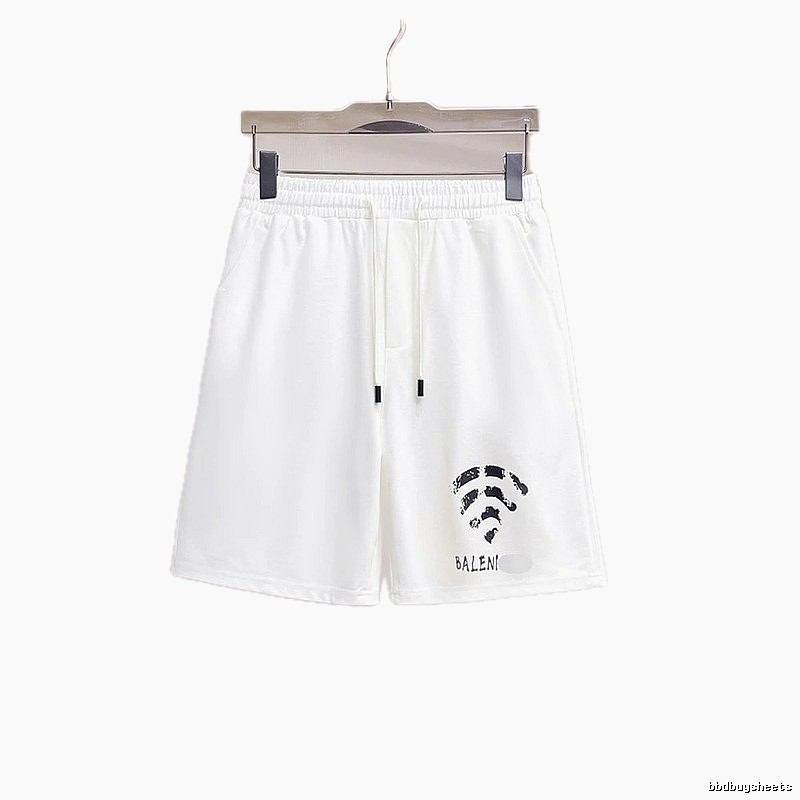 Balenciaga WiFi Printed Street Style White Shorts
