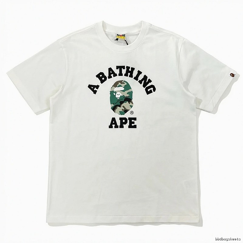 Bape Ape Camo Style White T-shirt