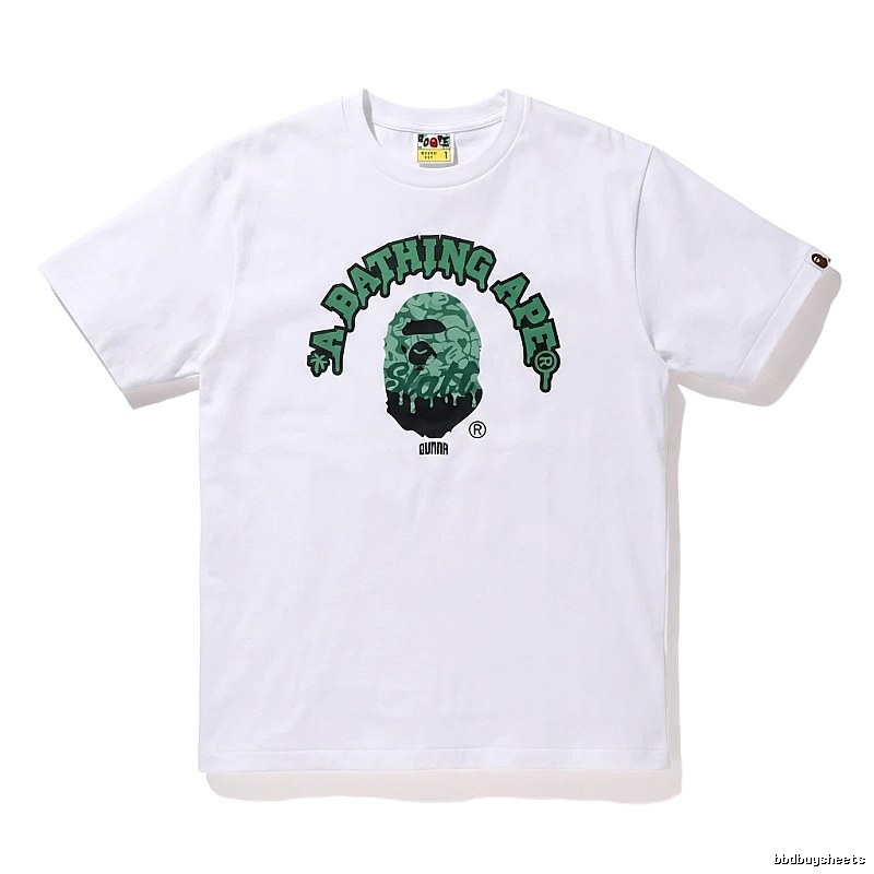 Bape Ape Head Cool White T-shirt in Streetwear Style