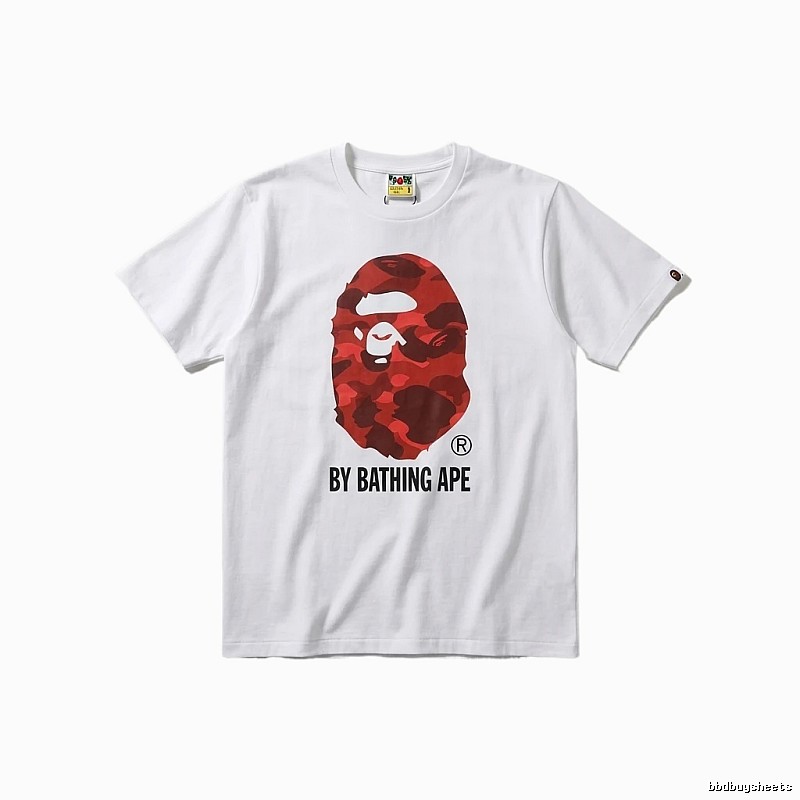 Bape ape head print white T-shirt
