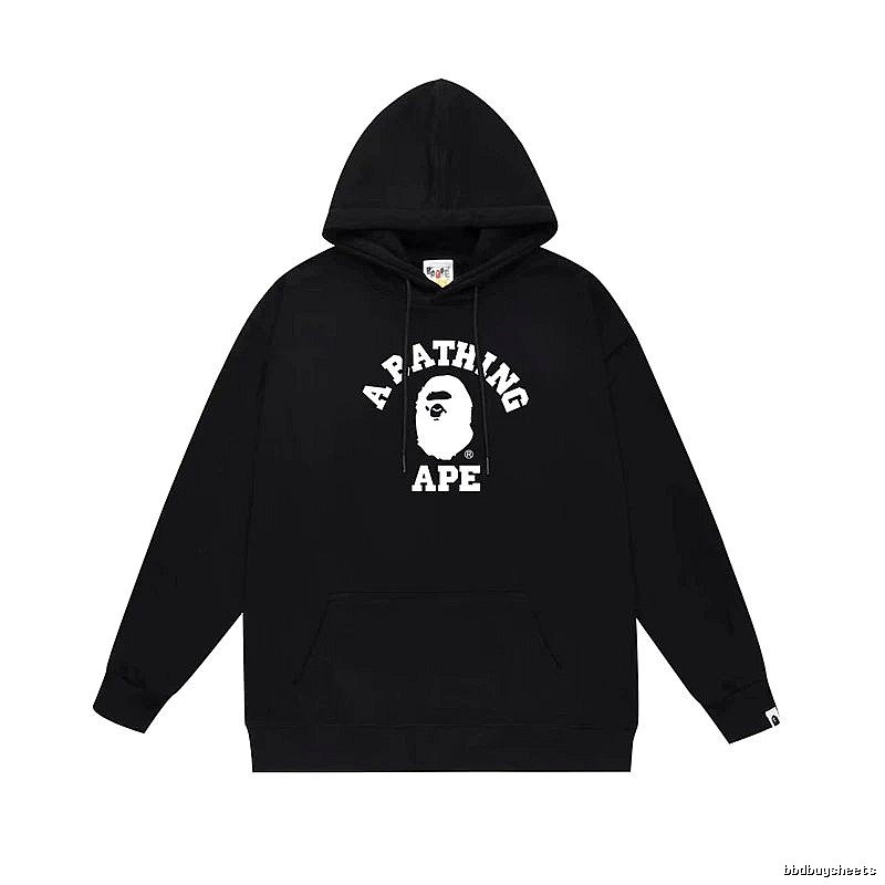 Bape Ape Head Simple Black Sweatshirt