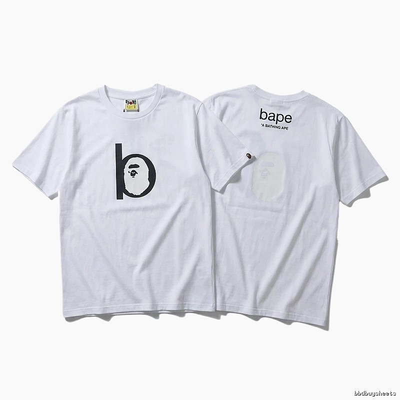 Bape Ape Head Simple White T-shirt