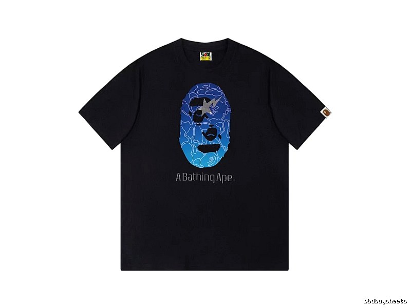 Bape Ape Head Trendy Cool Black T-shirt