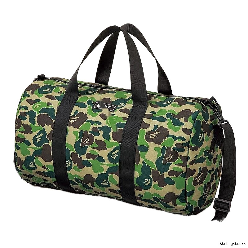 Bape camouflage style travel bag