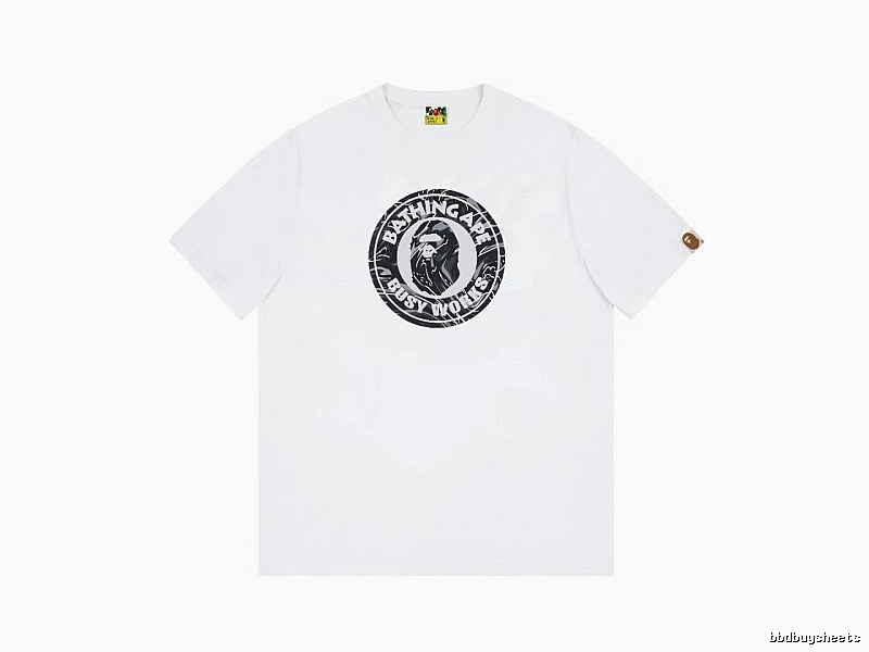 Bape classic retro style white T-shirt