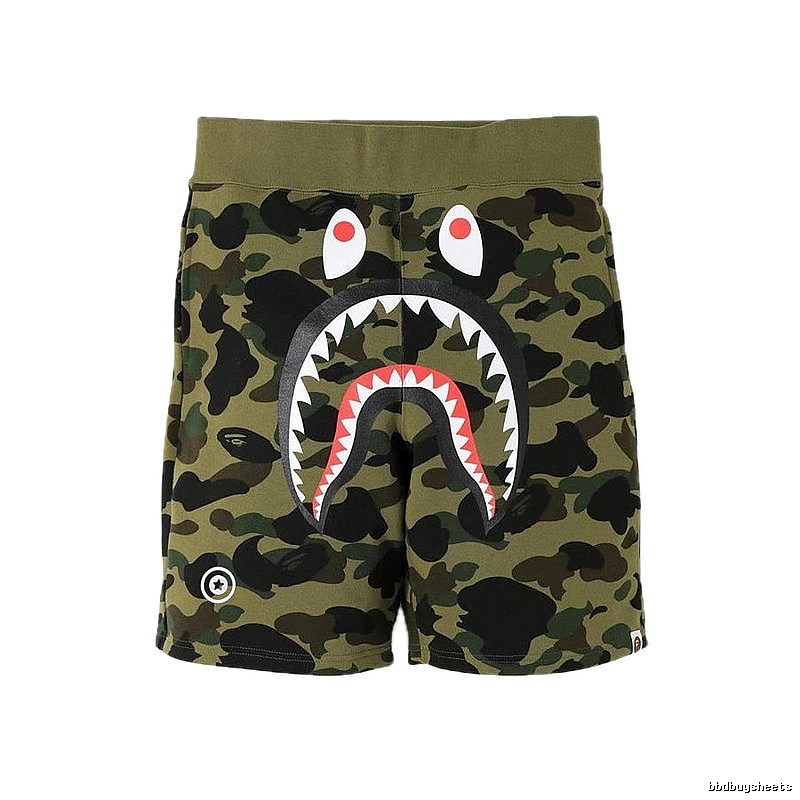 Bape Shark Camouflage Shorts