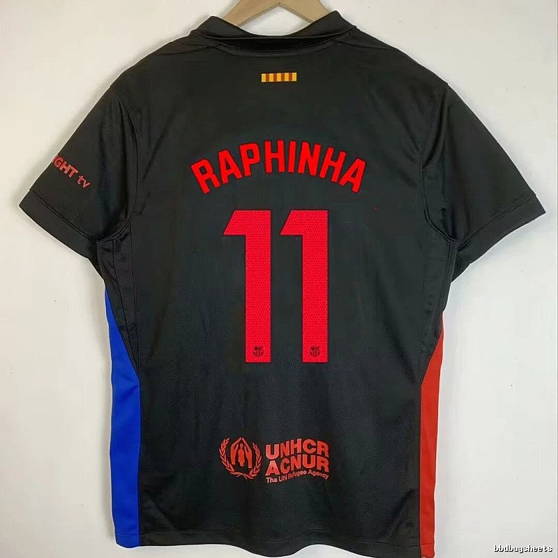 Barcelona Patterned Gavi #6 soccer jersey Blue Red Barcelona with Polished Detail