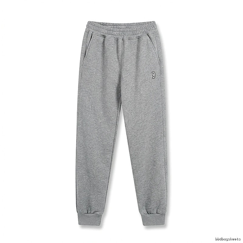 Basic style casual gray sweatpants of MLB