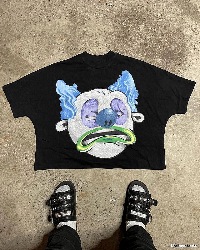 Billionaire Clown Style Black T-shirt