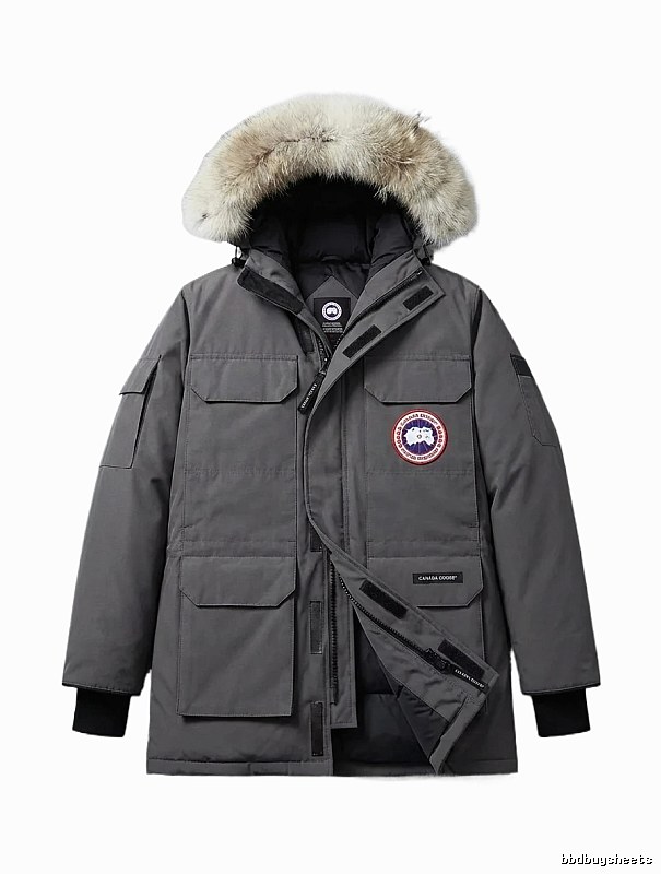 Canada Goose Parka Style Dark Grey Down Jacket