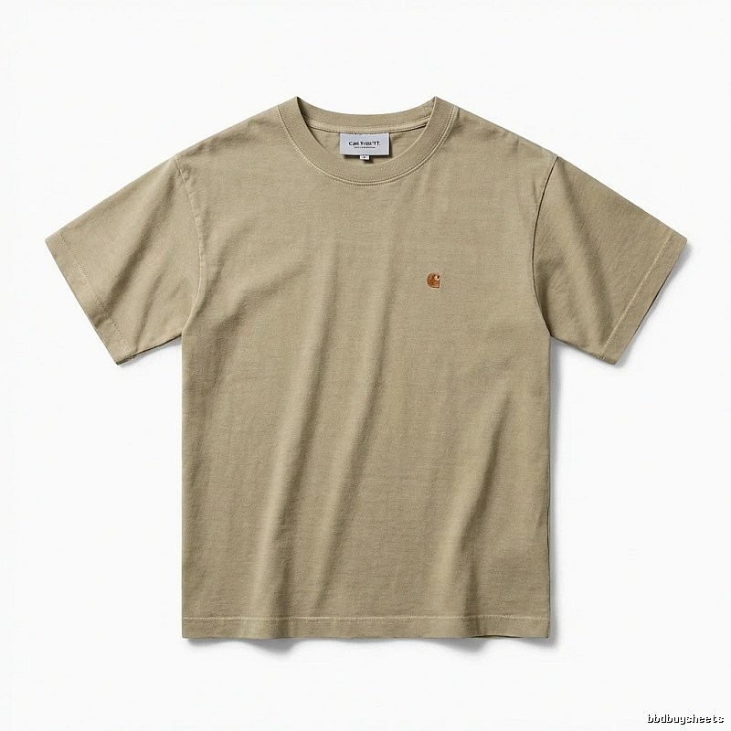 Carhartt Basic Simple Style Khaki T-shirt