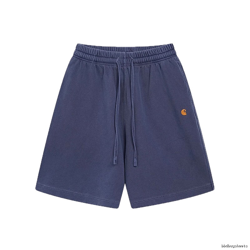 Carhartt Classic Embroidered Workwear Style Navy Blue Shorts