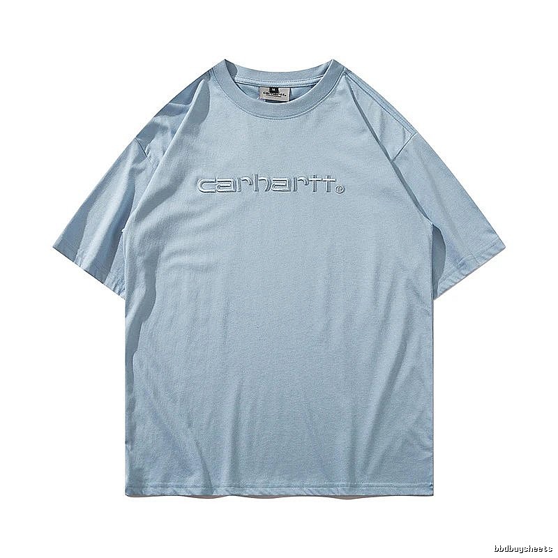 Carhartt Classic Logo T-shirt Light Blue Subtle for Daily Styling