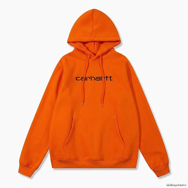 Carhartt orange minimalist style sweatshirt