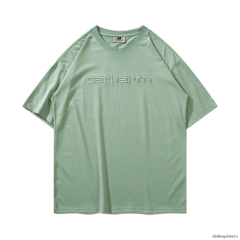 Carhartt Travel Logo T-shirt Light Blue Subtle with Modern Look