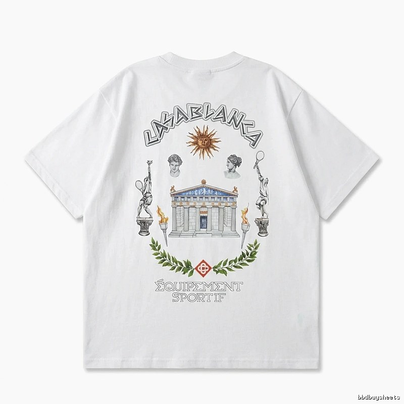 Casablanca Greek-style white T-shirt
