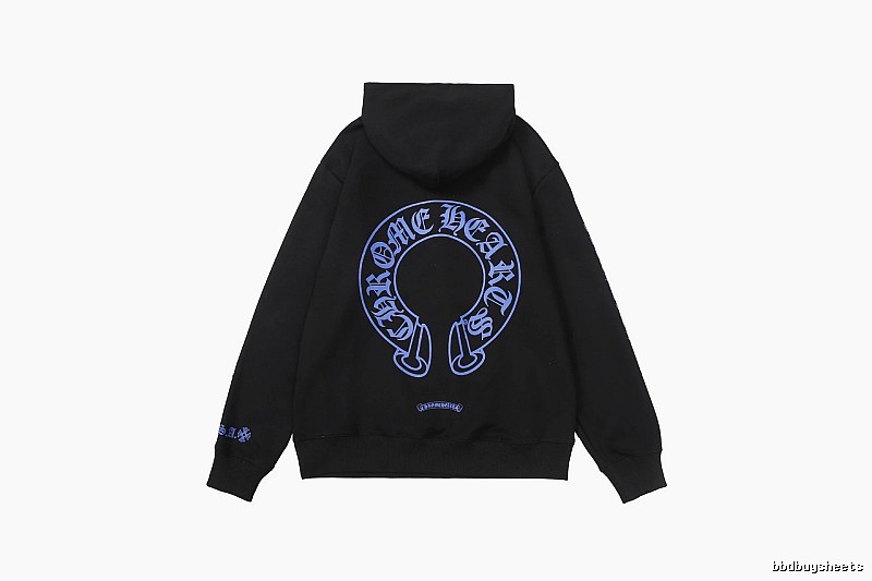 Chrome Hearts 2088-97 Black Cross Graphic Hoodie Downtown Style