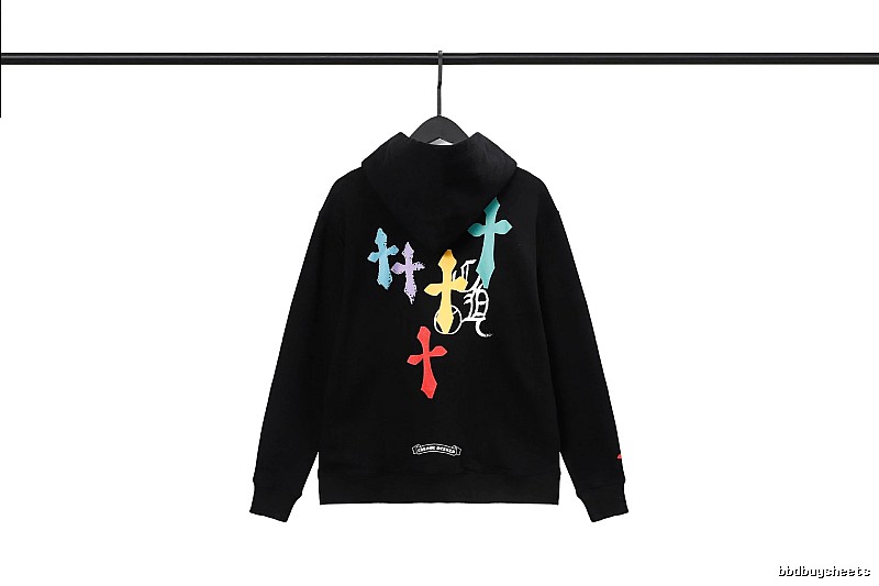 Chrome Hearts 2089-57 Black Cross Graphic Hoodie Bold Graphic