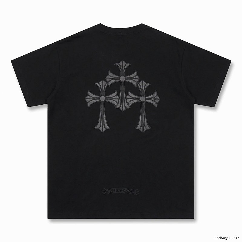 Chrome Hearts Cross Print Black T-shirt