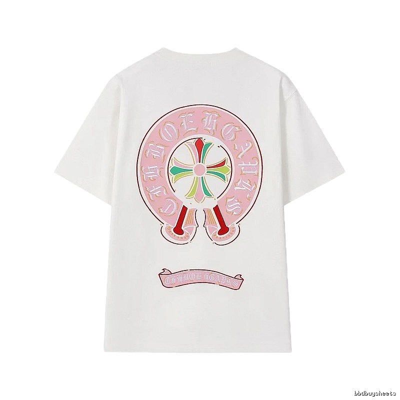 Chrome Hearts Cross Print Street Style Off-white T-Shirt