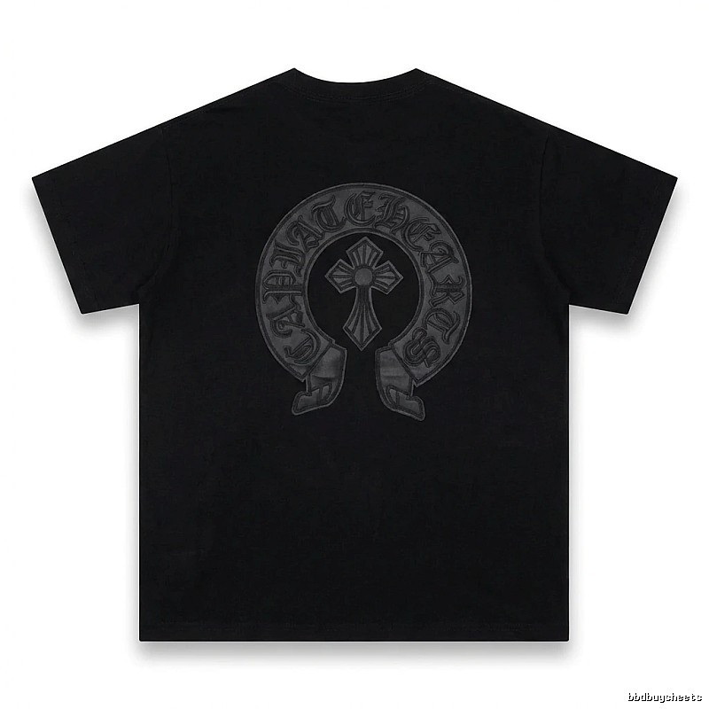 Chrome Hearts Cross Vintage Black Short-sleeve Shirt