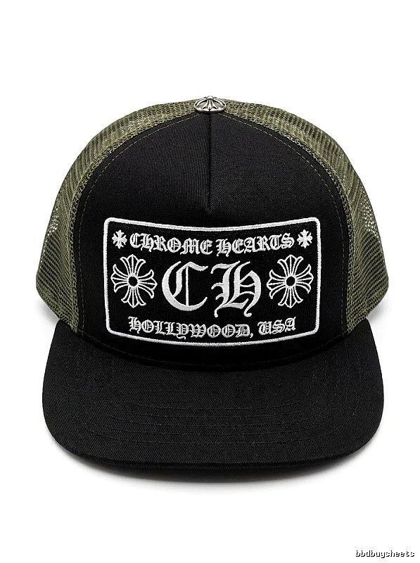 Chrome Hearts Retro Style Black Hat
